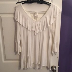 Cute white flowy shirt